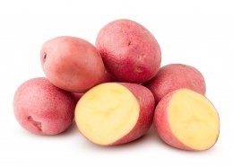 Potato,,Isolated,On,White,Background,,Clipping,Path,,Full,Depth,Of