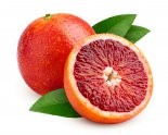 Red,Blood,Orange,Slice,,Isolated,On,White,Background,,Clipping,Path,